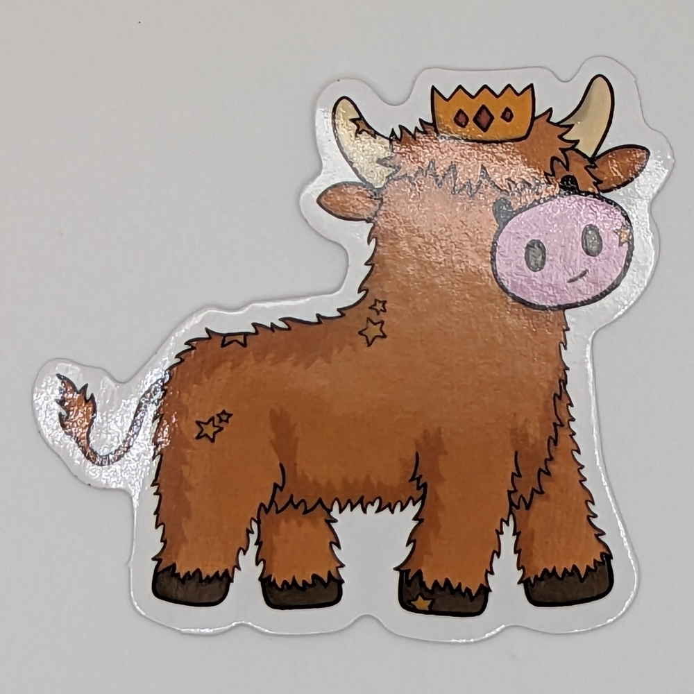 Highland Cow Sticker
